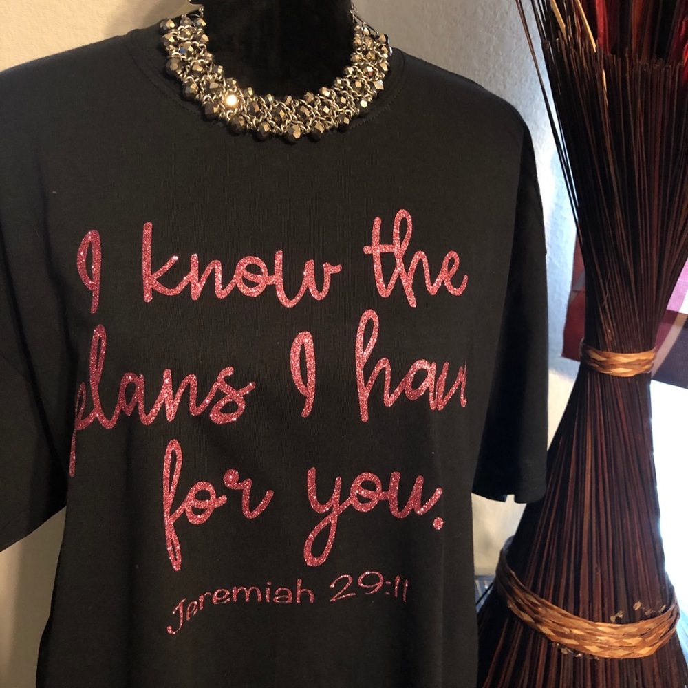 COPY - Jeremiah 29:11 T-shirt - Picture 1 of 1